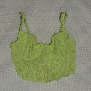 Light Green Corset Top